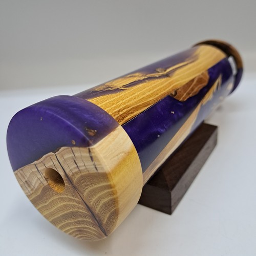 SC-132 Kaleidoscope, Exotic Hardwood, Osage & Purple Resin $178 at Hunter Wolff Gallery